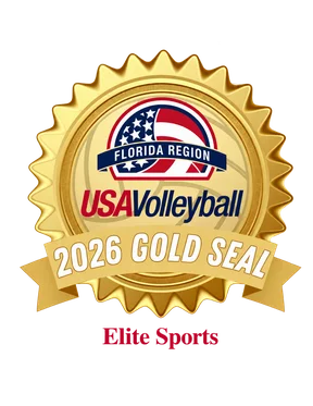 USA Volleyball Florida Region 2026 Gold Seal — Elite Sports